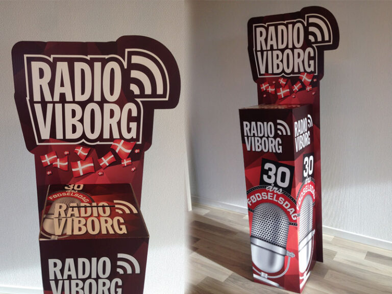 Display bod med print