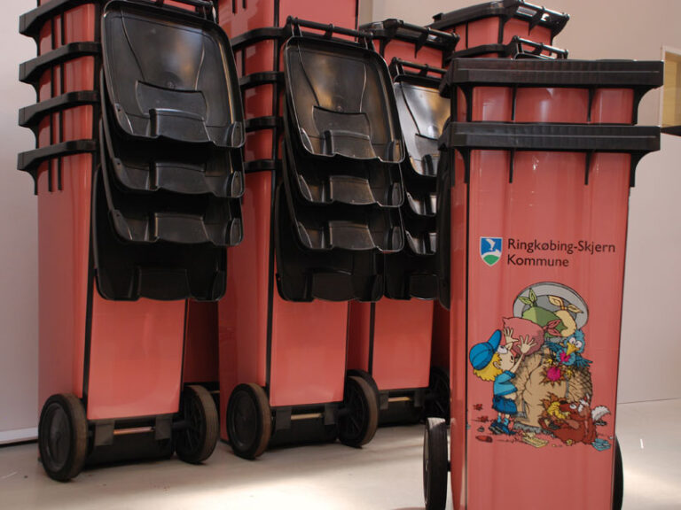 Skraldespande med print